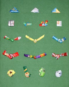 My Found Knotted Crisp Packet Collection