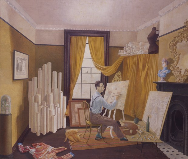 Eric Ravilious, Portrait of Edward Bawden, 1930 (c) Royal College of Art