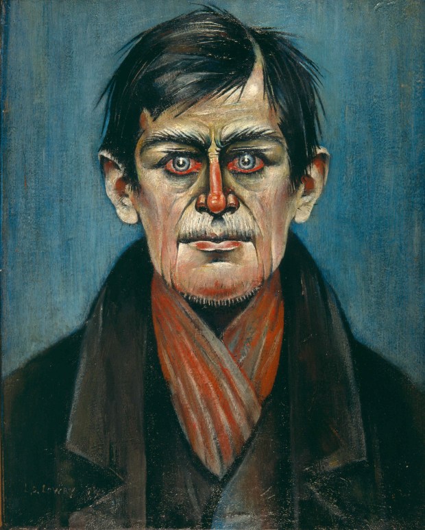 LS Lowry, Head of a Man (copyright The Lowry Collection, Salford)
